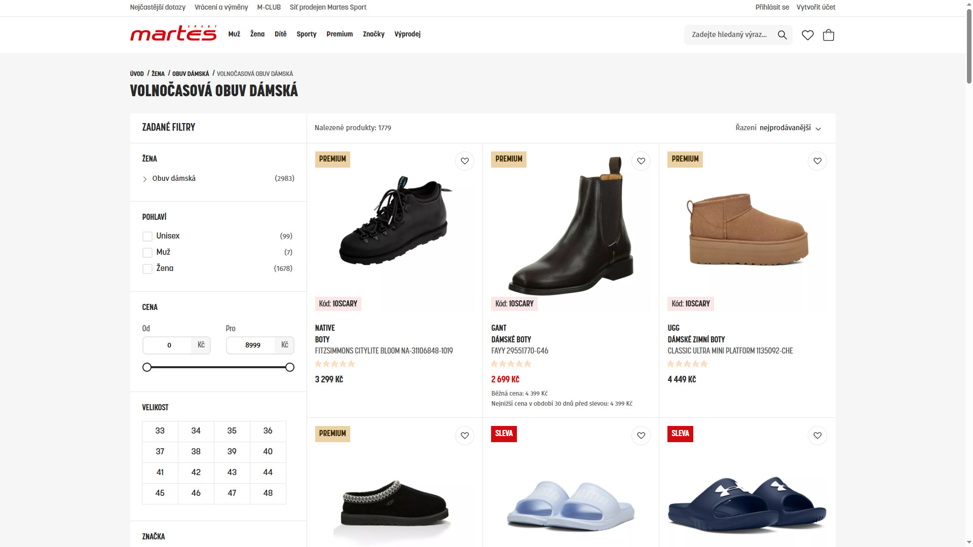 Nowa strona główna MartesSport.eu na PrestaShop 8